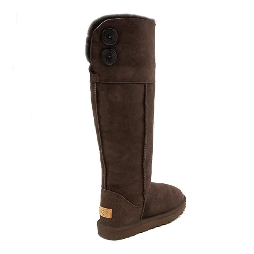 Over The Knee Bailey Button 2 Chocolate