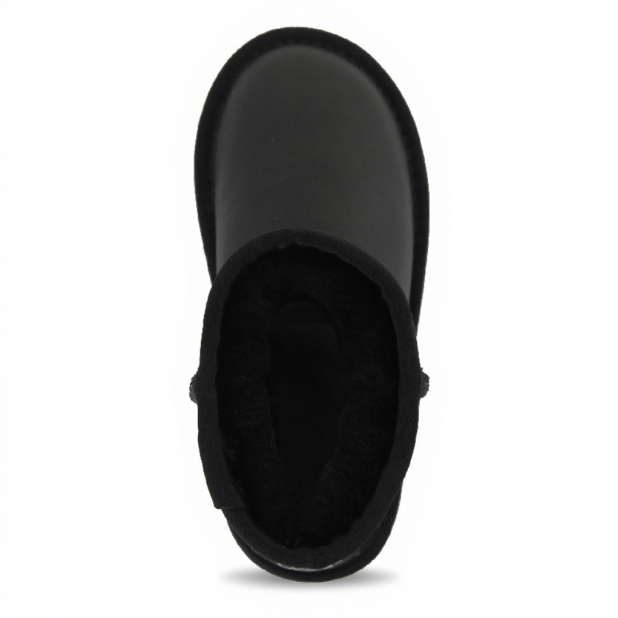 UGG KIDS Classic Short Metallic Black