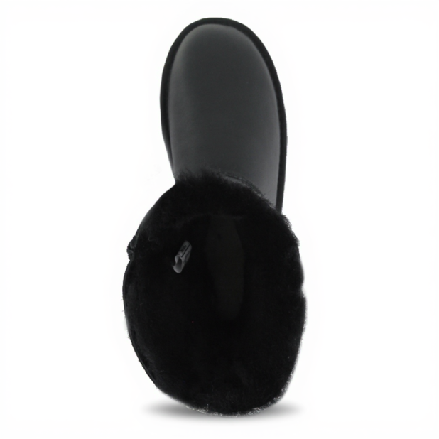 UGG Classic Short ZIP Metallic Black