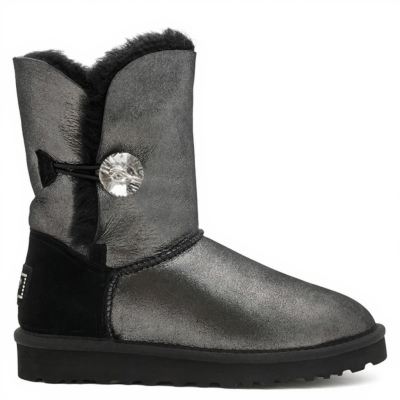 Bailey Button Bling Glitter Black