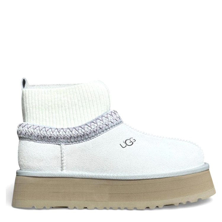 UGG Tazz Knit White — UGG Tazz Platform: обзор версии на высокой платформе